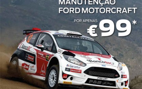 Manutenção Ford Motorcraft por apenas 99€